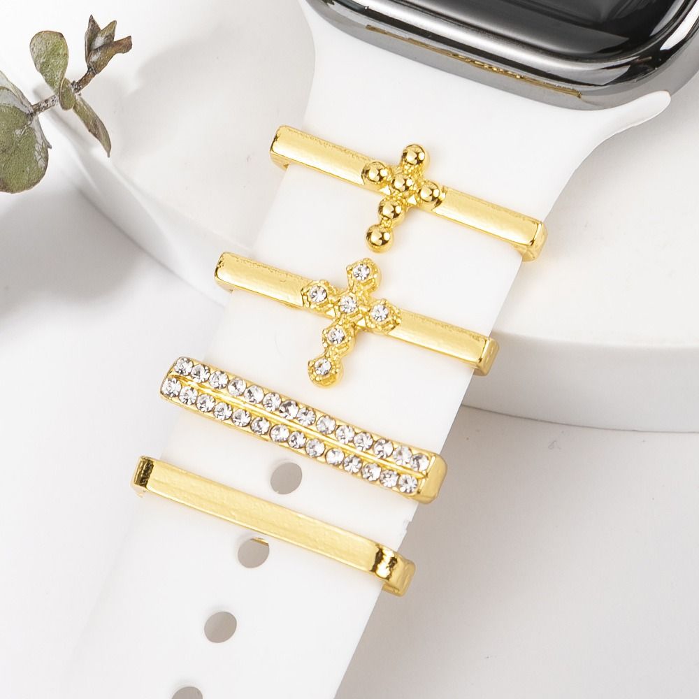 Metall Uhren Armbinde Ornament Reize Uhren Armbinde Dekoration kreative Diamant Ornament für iwatch Armbinde Armbinde Zubehör