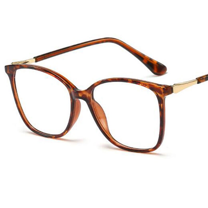 Pearl white Glasses Frame Men Women Oculos De Grau Vintage Clear Lens Eyeglasses Reading Myopia Glasses Cat Eye Big Eyewear