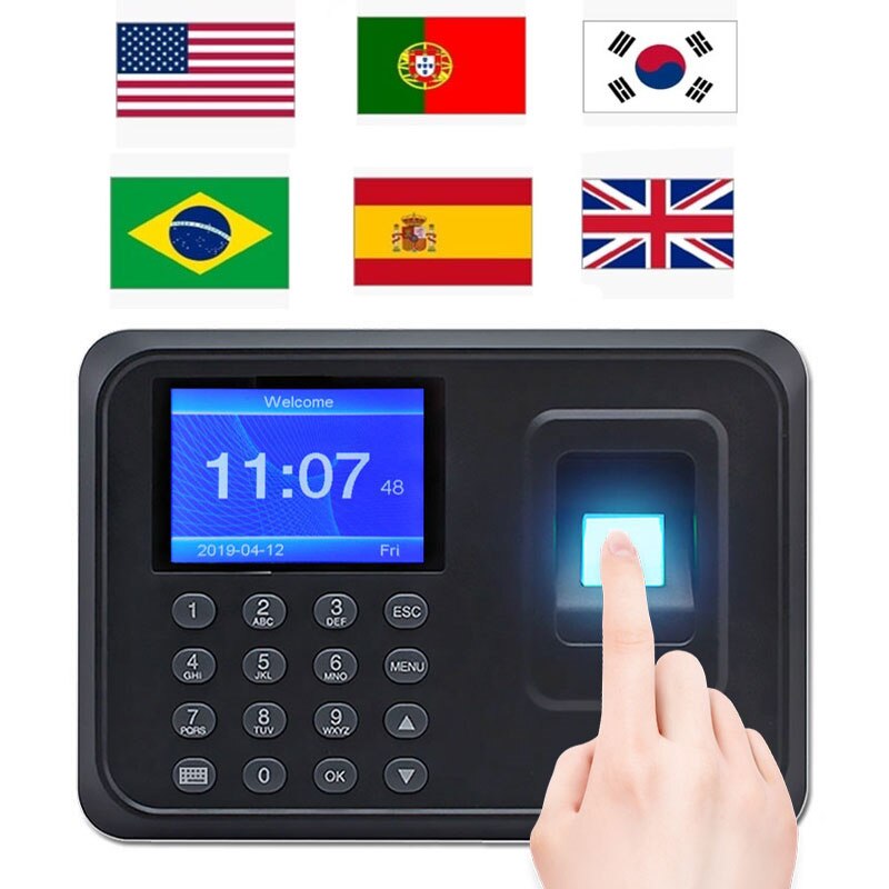 F01 Biometric Fingerprint time attendance time recorder clock &access control