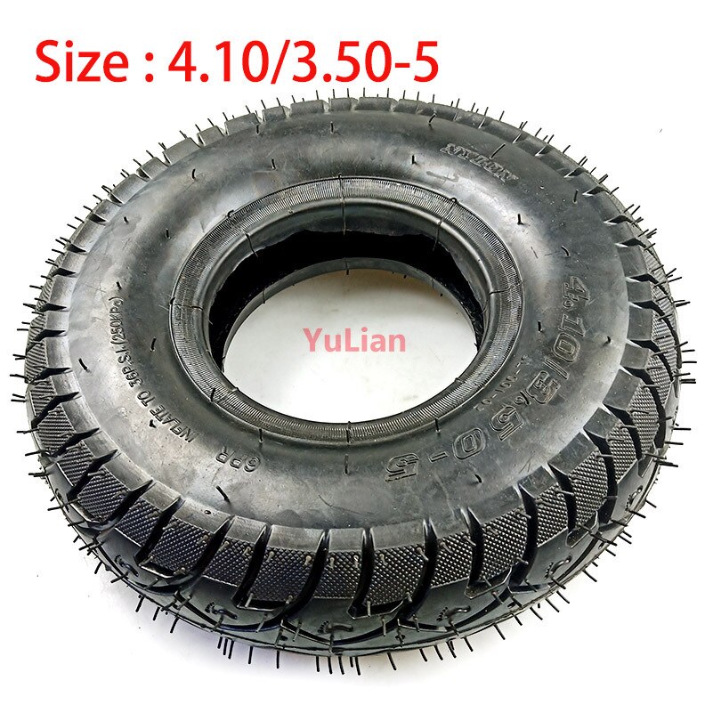 Neumático de carro para Andador de ancianos, ruedas de tres vías, tubo interior, 4,10/3,50-5, 3,50: outer tire