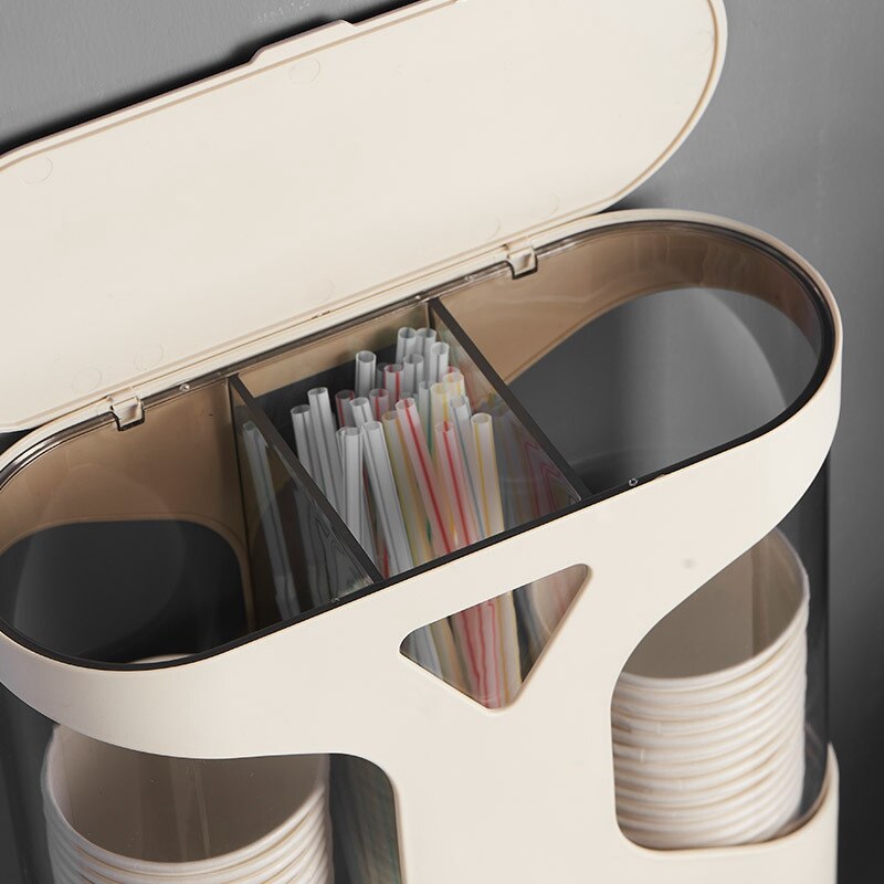 Support de verre de distributeur de tasse de café de tasse de papier jetable de bâti de mur