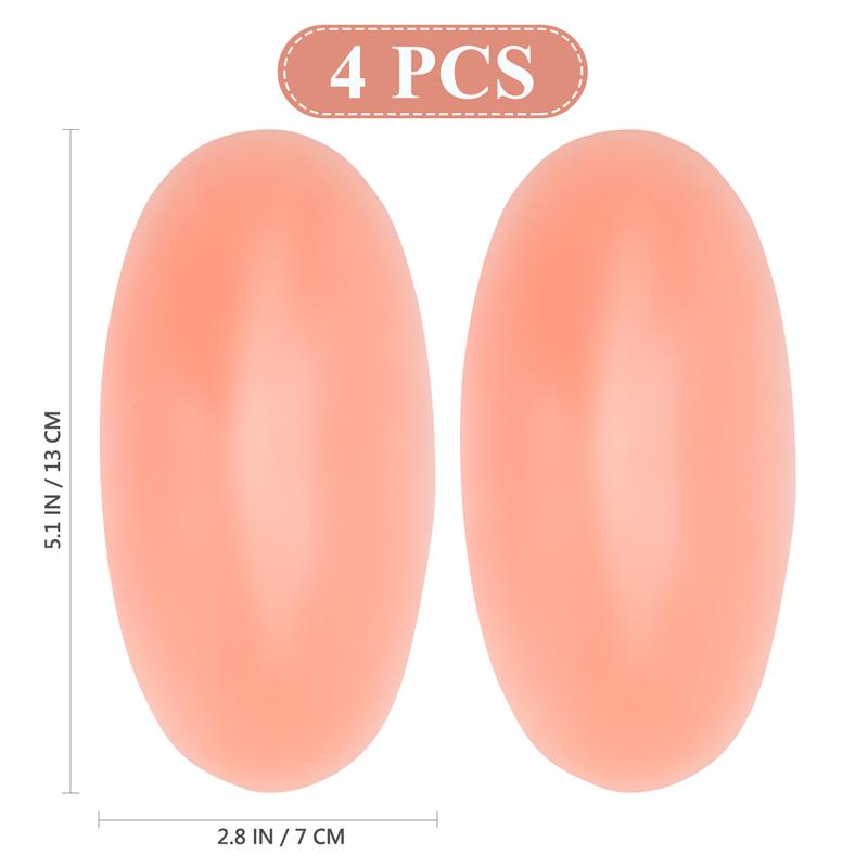 2 Pairs Shoulder Pads Detachable Soft Shoulder Push-up Pads Shoulder Enhancer for Slippery Shoulders Narrow Shoulders