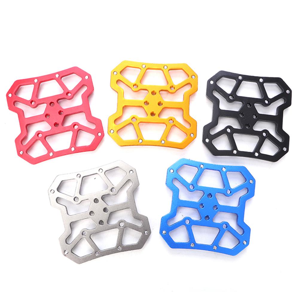 2pcs Aluminum Alloy Bicycle Clipless Pedal Platform Adapters for SPD KEO Pedals MTB Mountain Road Bike Accessories Cycling Parts