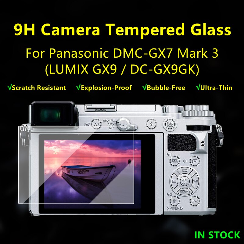 Lumix GX9 DC-GX9GK Camera Beschermende Film Glas Voor Panasonic DMC-GX7 Mark3 Camera 9H Hardheid Gehard Glas Screen Protector