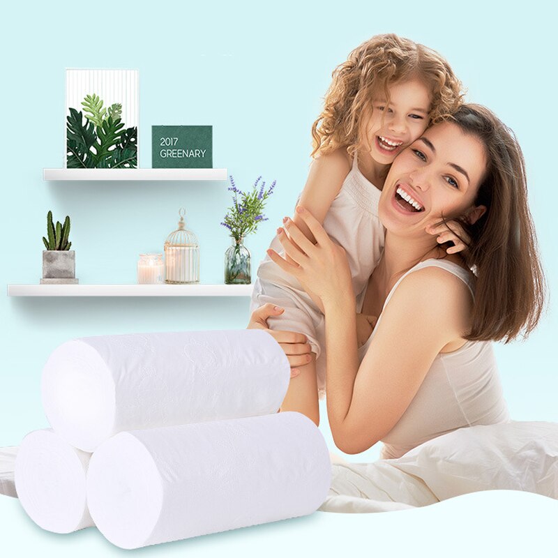 12 Rolls Toilet Paper Bulk Rolls Tissue Bathroom White Soft 3 Ply Household Home LDO99