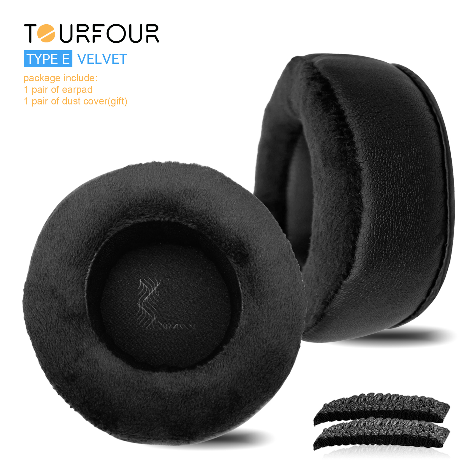 Zamienne Earpads TOURFOUR robić Fostex T20RP MK3,T40RP MK2,T50RP MK3 słuchawki poszewka na poduszkę nauszniki zestaw słuchawkowy: Srebrny