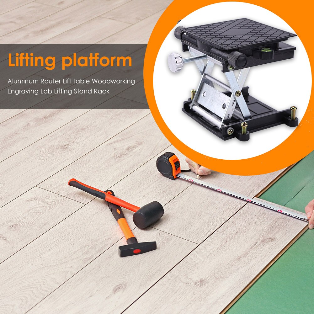 Router Lift Table Woodworking Engraving Lifting Stand Rack Woodworking Benches Lab Lifting Platform