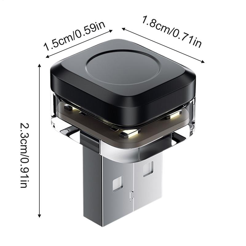 1PC Mini USB LED Autolicht Auto-interieur Sfeerlicht Noodlampen Auto Kleurrijke Decoratieve Lamp Auto-accessoires