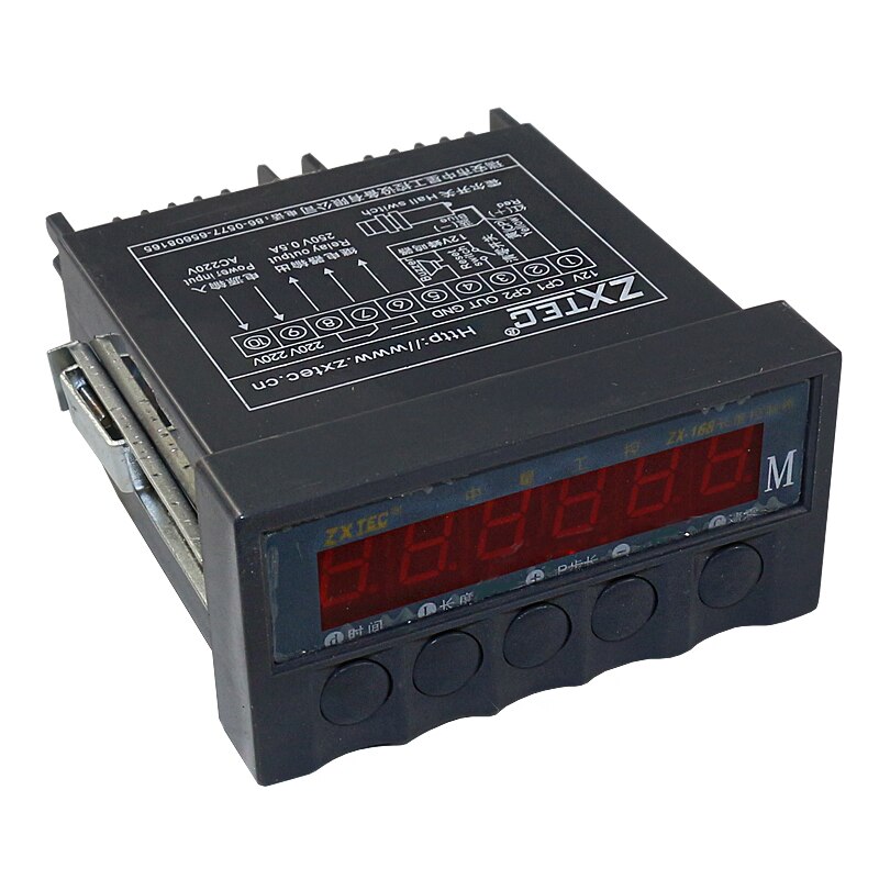 ZX-168 Length Controller Zhongxing Industrial Control Quantity Controller Zxtec Prefabrication Programming Zx158a Counter