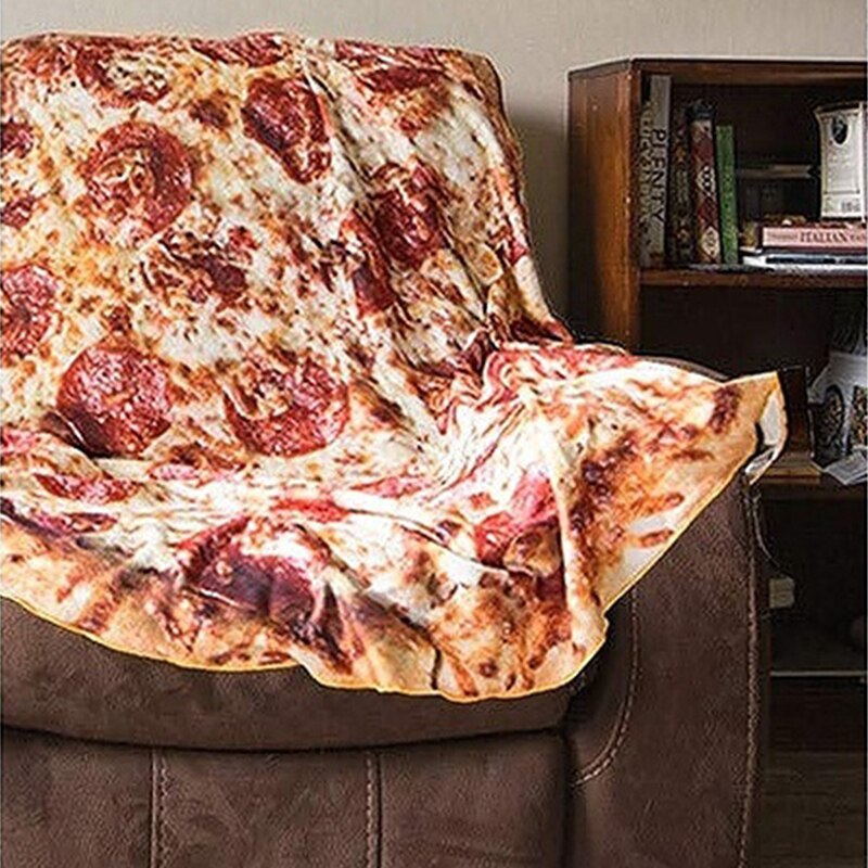 Galen rund luftkonditionering filt rolig mat pizza munk wrap filt runda scone filtar julklapp år