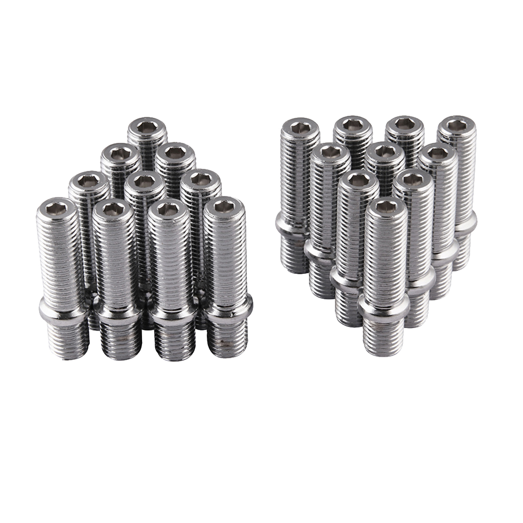 20x m14*1.5 to m12*1.5 50mm lange hjulbolte til tyske biler