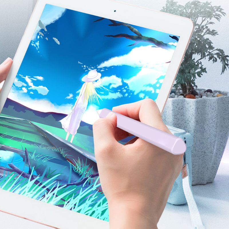 Triangle Anti-scroll Silicone Protective Case Pouch Cap Holder Nib Cover Skin For Apple Pencil 1/2 for iPad Pro Pencil 1st/2nd