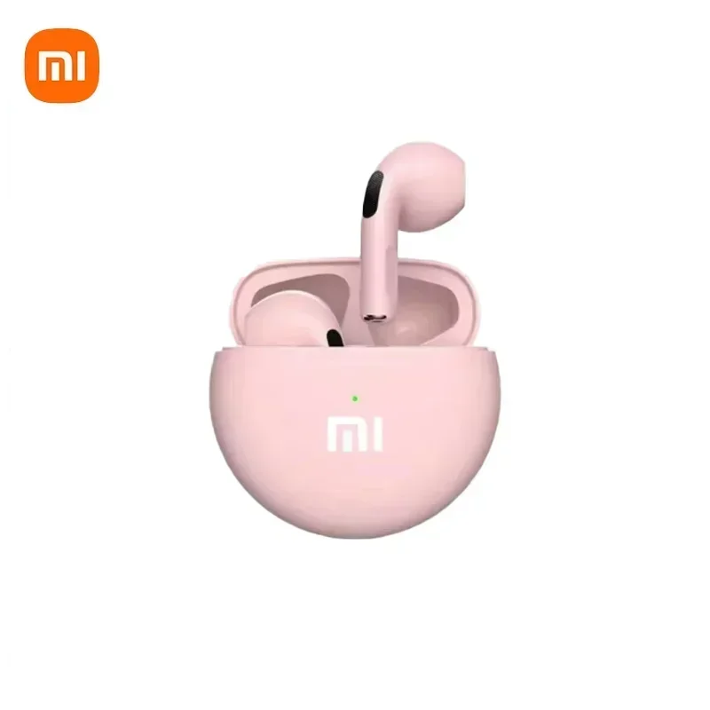 Xiaomi Pro6 Koptelefoon Bluetooth 5.2 TWS 9D Hoofdtelefoon HIFI Gaming Stereo Oproep Oortelefoon Voor iPhone Android Smartphones Oordopjes: Blauw
