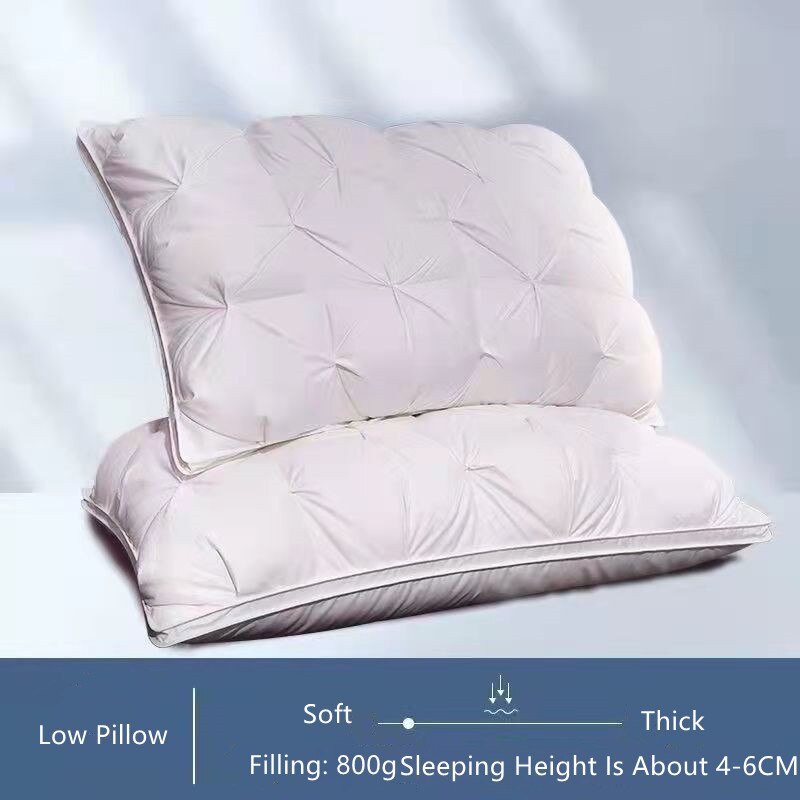 3D Bread Pillow 100% Cotton Soft White Down Feather Pillows For Sleeping Neck Protection Bedding Pillows: Style 6