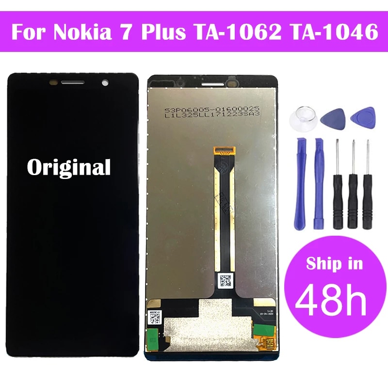 Lcd til nokia 7 Plus vise lcd-skjerm med berøringsdigitaliseringsenhet reservedel til nokia 7 Plus lcd