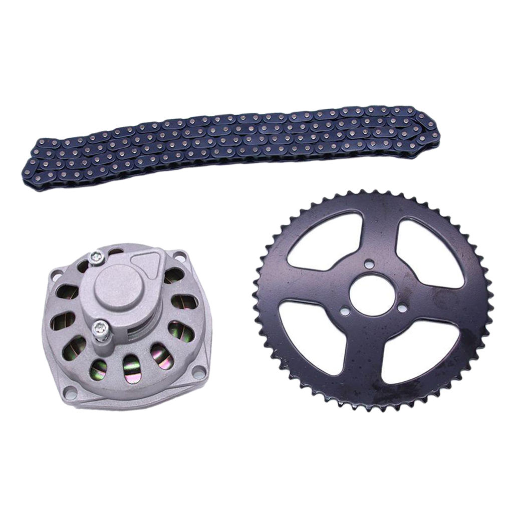 Motorcycle Sprocket Kit Drive System T8F Chain &amp; 6T &amp; 54T 26mm Rear Sprocket Kit for Mini Motorcycle 49cc Motorbike