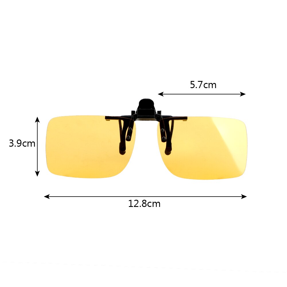 Gafas polarizadas para Conductor, lentes auxiliares con Clip, protección UV 400, Kit antideslumbrante, accesorios para automóvil motocicleta