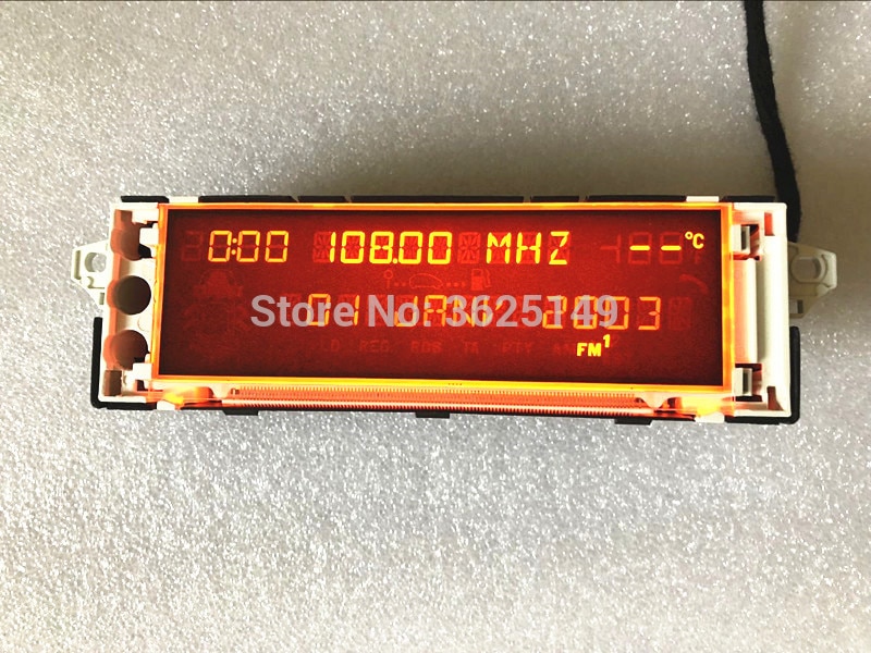 Support d'écran rouge de voiture | Pour Peugeot 307, moniteur d'affichage USB Aux, 12 broches, modèle 408, certains modèles, citroen C4