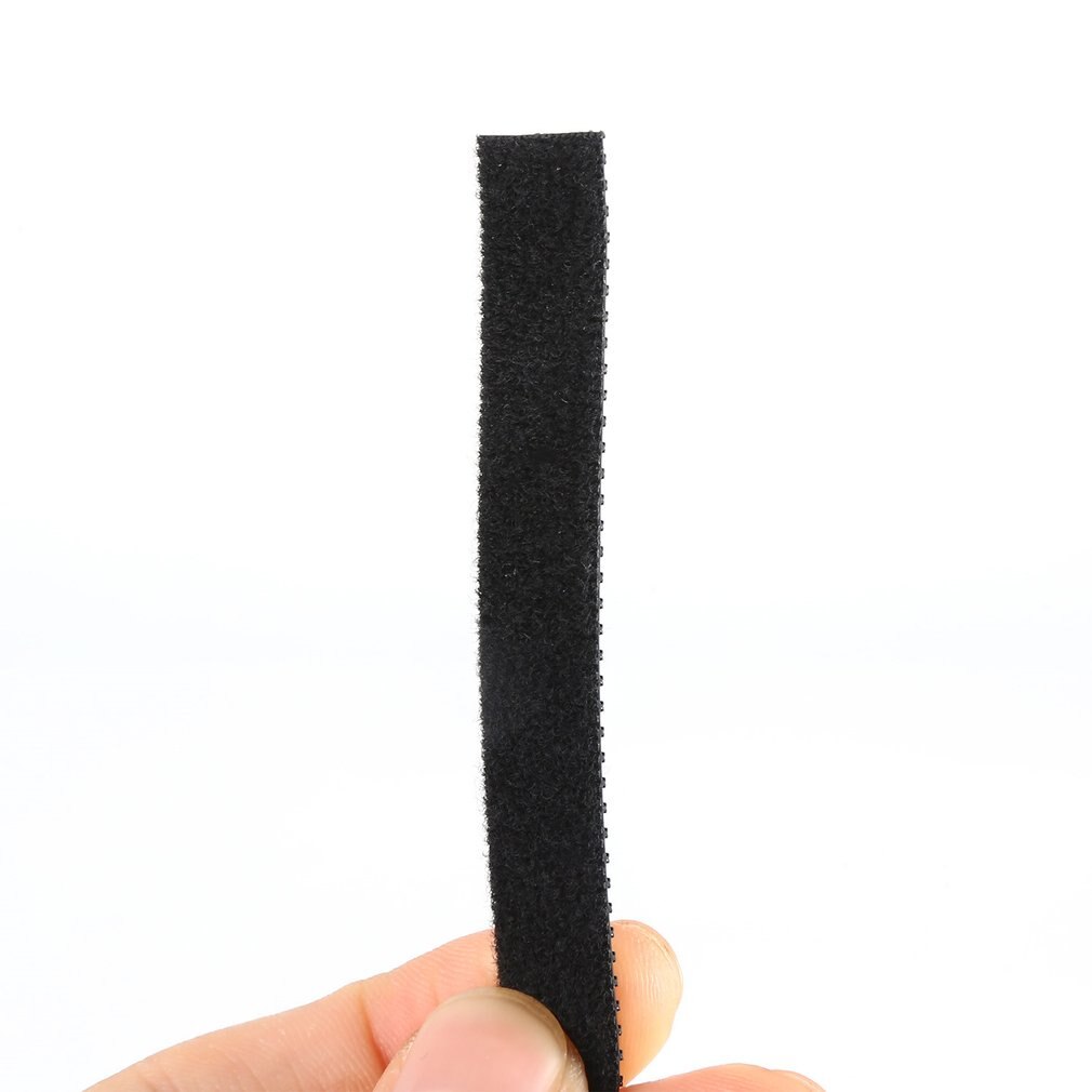 Sort nylon kabel manager winder kabel clips binder bælte magiske klistermærker strap magiske klistermærker praktisk
