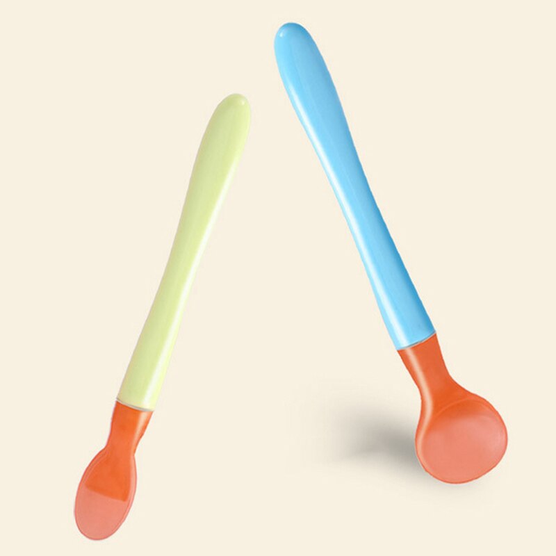 3Pcs Safe Soft Silicone Baby Spoons Feeding Dishes Tableware for children Flatware Cutlery Baby Feeding Spoon Set