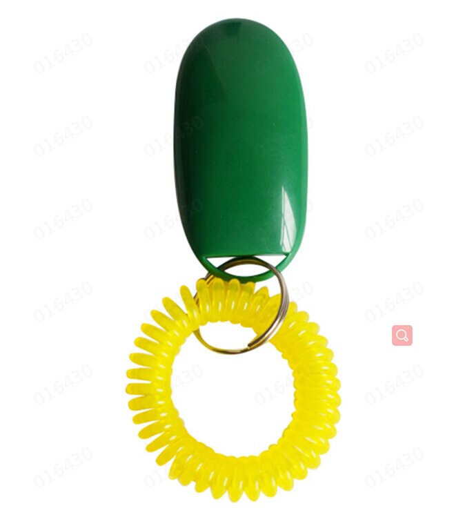 Accessoires Kat Hond Training Clicker Draagbare Hond Knop Clicker Geluid Trainer Pet Trein Tool Wrist Strap Sleutelhanger Accessoire: K