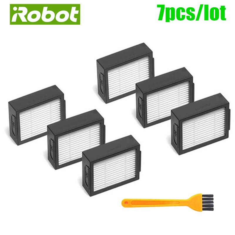 Rollo de cepillo, cepillo lateral de filtro de Hepa para iRobot Roomba i7 E5 E6 I Series, piezas de repuesto para aspiradora Robot, accesorios: 4