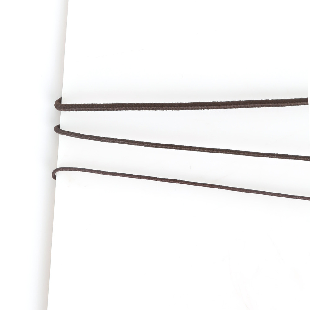 Dia cordon élastique rond en perles de 0.8/1.2/1.5mm, fil extensible, ficelle/corde pour fabriquer des colliers, Bracelet, fourniture de matériel bijoux à bricoler soi-même