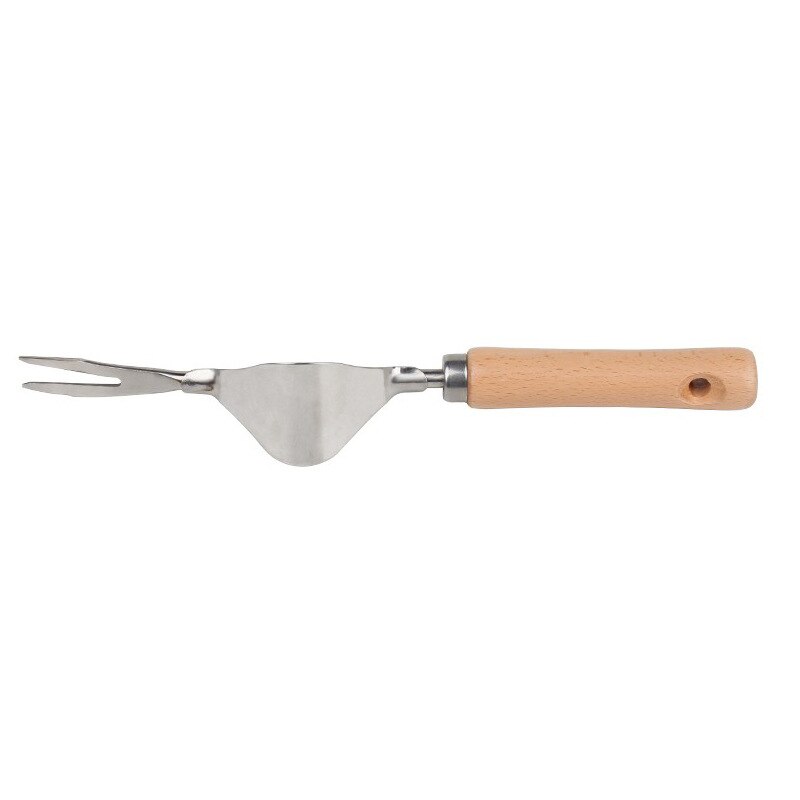 Horquilla Manual de deshierbe, herramienta de deshierbe, herramienta de deshierbe, mango de madera para el hogar y jardín, herramientas de deshierbe