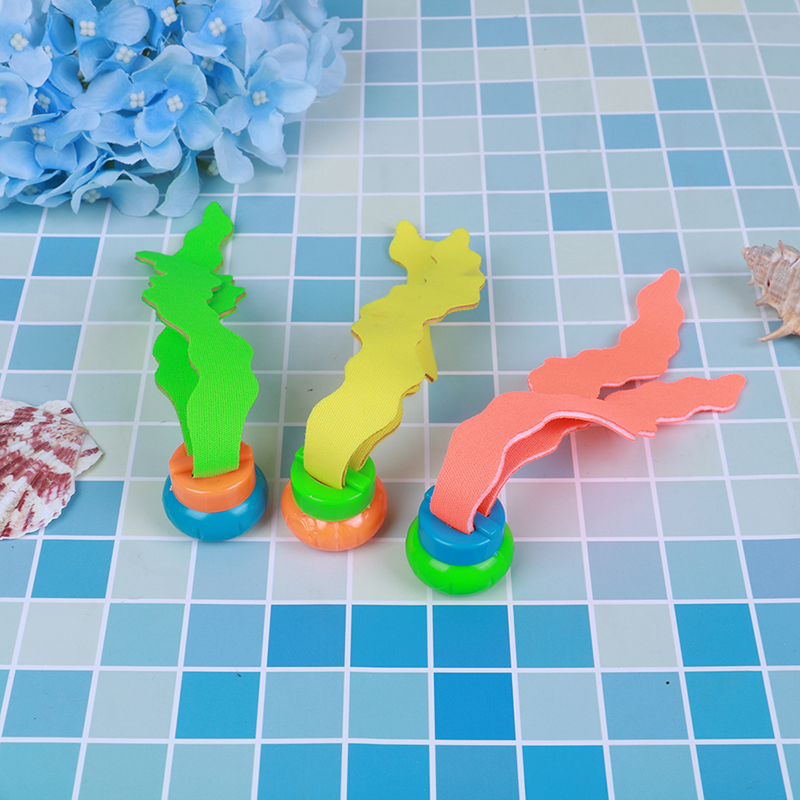 3Pcs Zomer Speelgoed Ouder-kind Water Games Zwembad Games Zeewier Duiken Speelgoed Kind Onderwater Duiken Zeewier Speelgoed Sport Voor Kid