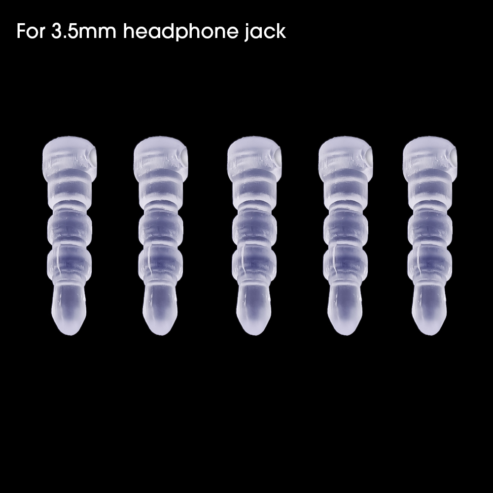 10-1 Uds DIY tapón antipolvo para IPhone tipo C puerto de carga Micro USB tapón antipolvo transparente 3,5mm tapón para conector de auriculares enchufe a prueba de polvo: Verde