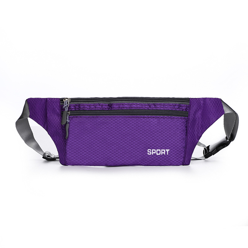 YoReAi imperméable à l'eau Bum sac taille Pack hommes poitrine ceinture taille sacs épaule Pack Usage Multiple hanche Pack voyage sac ceinture: VIOLET