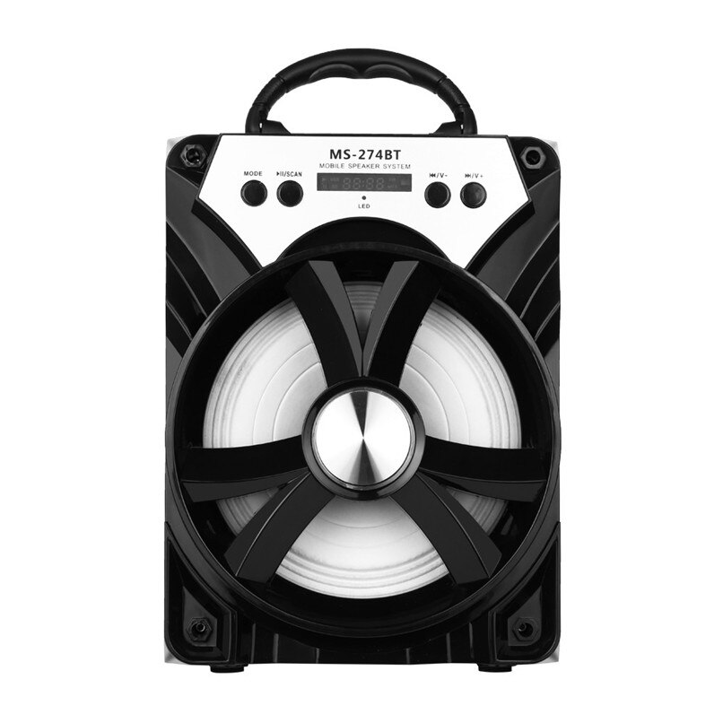 Outdoor Draagbare Draadloze Bluetooth Speaker Stereo Super Bass w/USB/TF/FM Radio 30MAY0