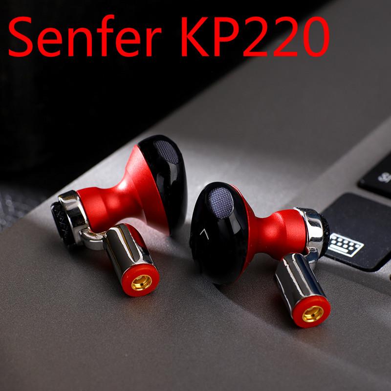 Senfer KP220 Semi Akoestische Dynamische Hifi Muziek Monitor Dj Studio Sport Verwisselbare Oordopjes Oortelefoon Mmcx Kabel