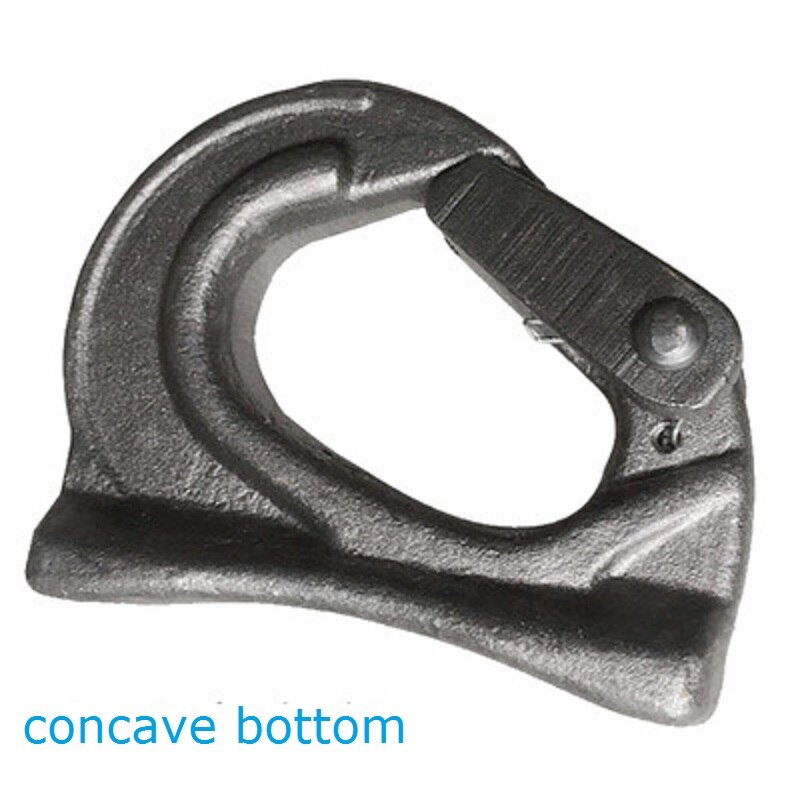 3Ton-11Ton G80 welded lifting hook for excavator bucket small turpentine hook towing hoist crane winch chain part: 6T 1pc