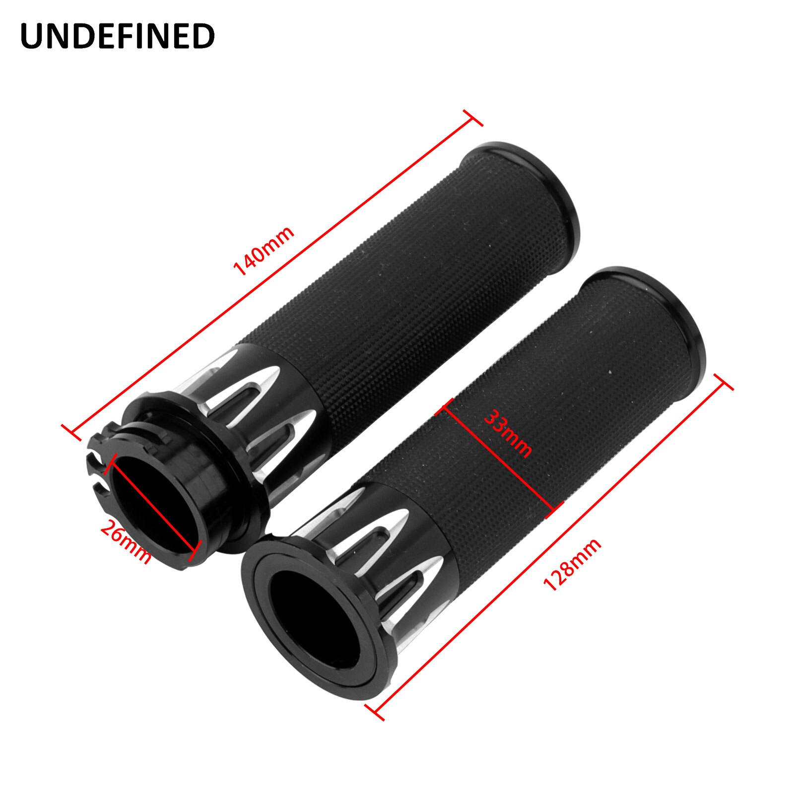 25mm Hand Grips Motorcycle Parts Black Cut 1" Handlebar Grips For Harley Touring Sportster XL 1200 883 Dyna Softail 1996