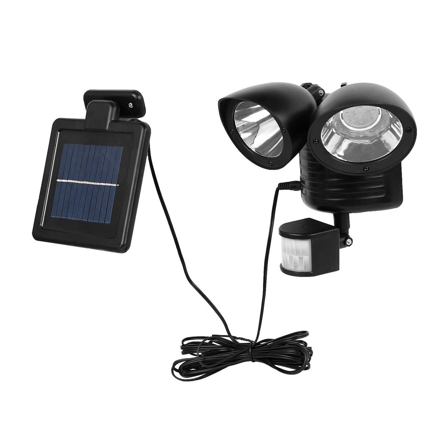 Goedkoopste 22 Led Dual Security Detector Solar Spot Light Motion Sensor Outdoor Schijnwerper