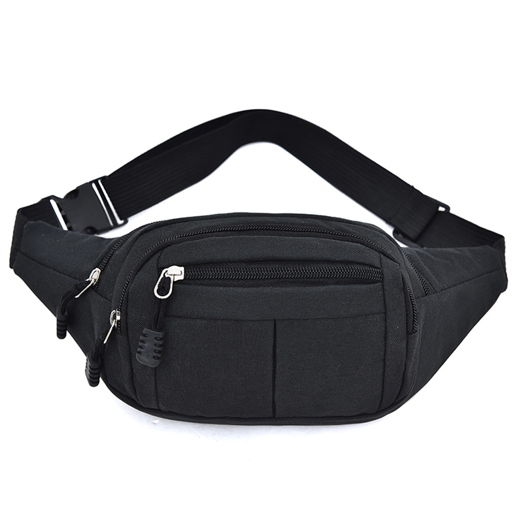 Marsupi Heuptas marsupio moda uomo donna Cintura Banana marsupi marsupio uomo borsa da viaggio Bolso Cintura: Black