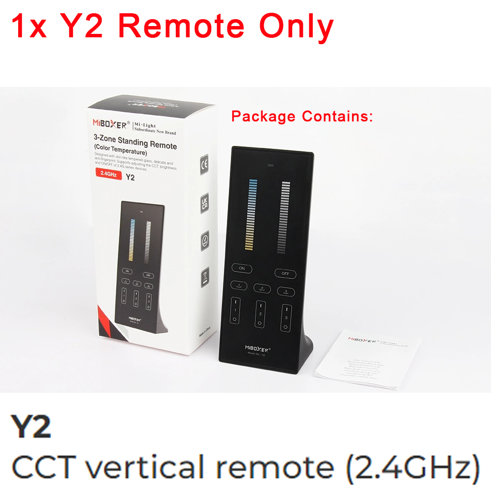 MiLight 2.4G Wireless Dimmer Remote FUT006 FUT007 FUT094 S1-W S1-B S1W+ C1 C3 Y1 Y2 K0 K1 K2 K3 K2S K3S for MiBoxer CCT LED Lamp: Gold