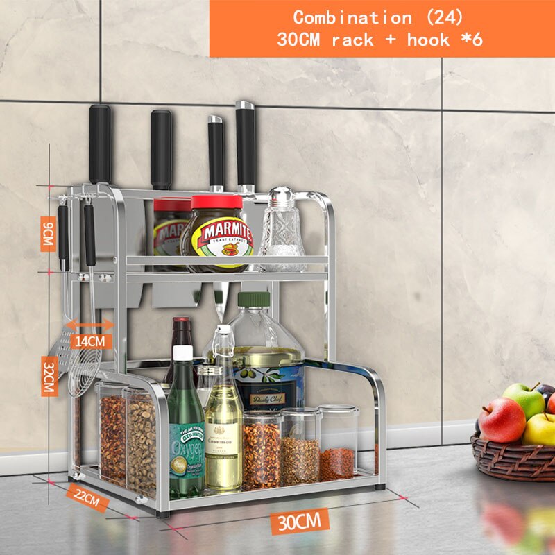 Beemsk Keuken Kruidkruik Fles Kruiden Rek Roestvri... – Vicedeal