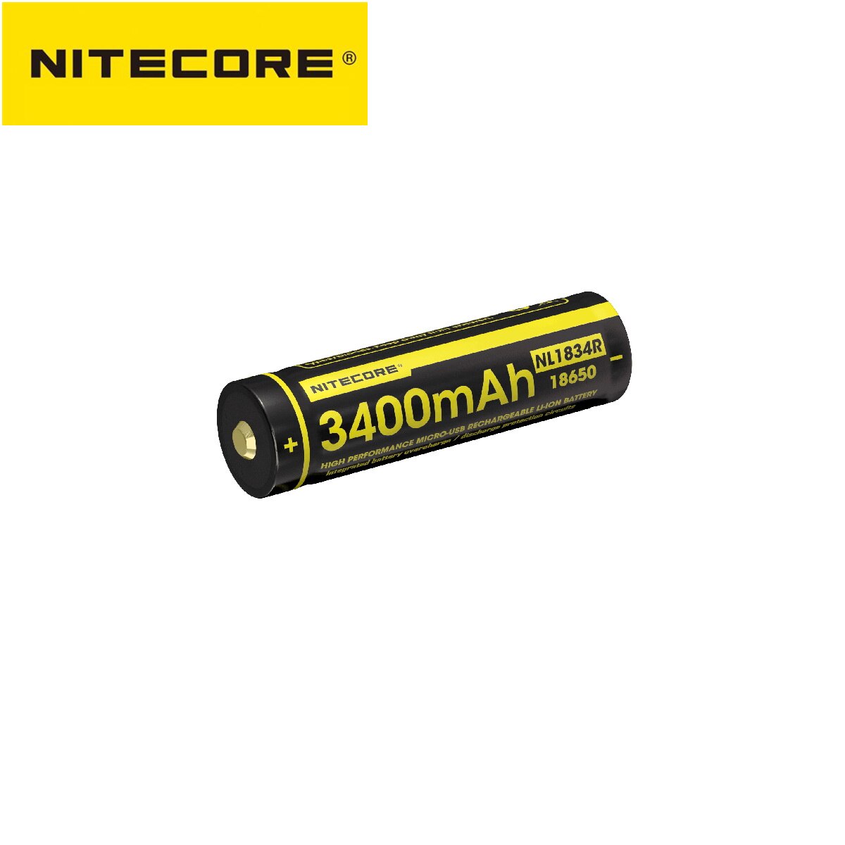 Nitecore NL1835R NL1834R NL1826R 3.6V 18650 battery High Performance Micro-USB Rechargeable Li-ion Battery