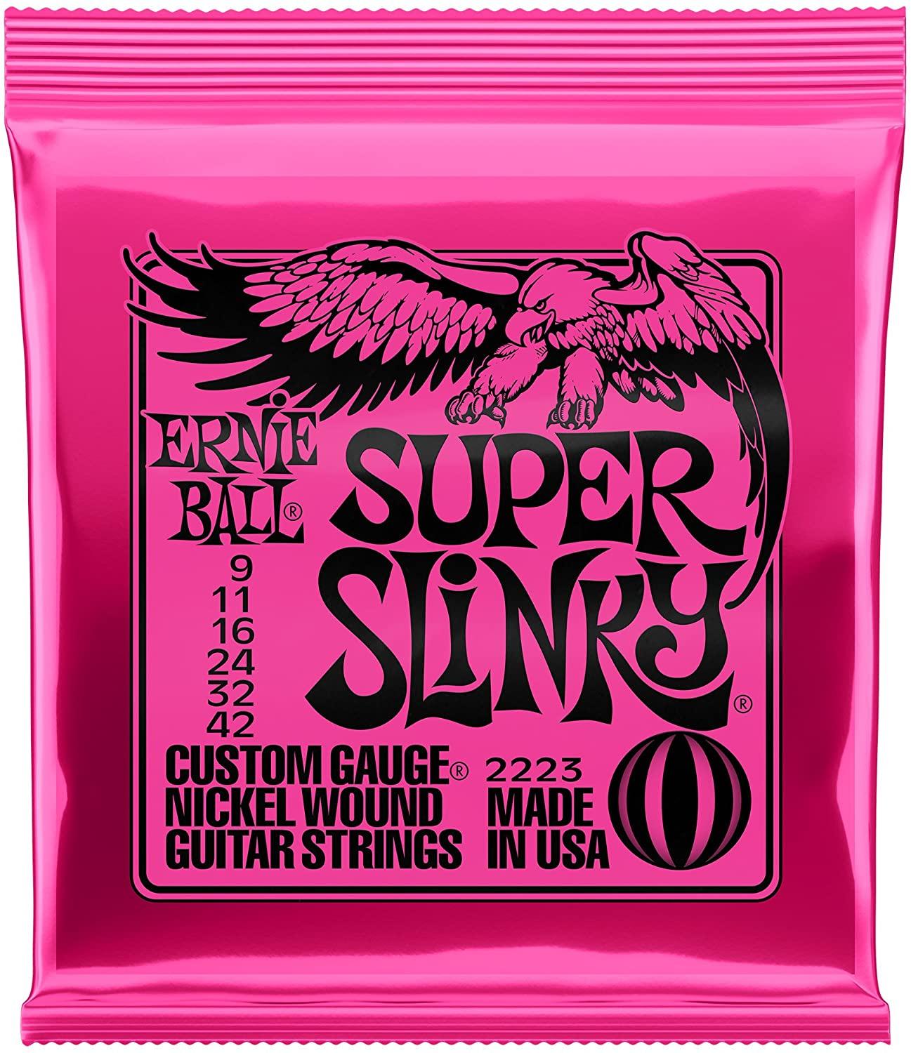 6 Sets EniBall Nickel Wound Electric Guitar Strings ,2215, 2220, 2221, 2222, 2223, 2225: 2223