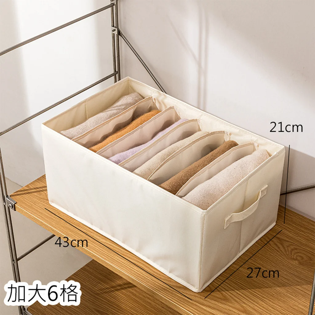 Washable oxford Fabric Folding CD Storage Box underwear Foldable Bins Toys Organizer With Lid Storage Basket Laundry Basket: DARK GRAY