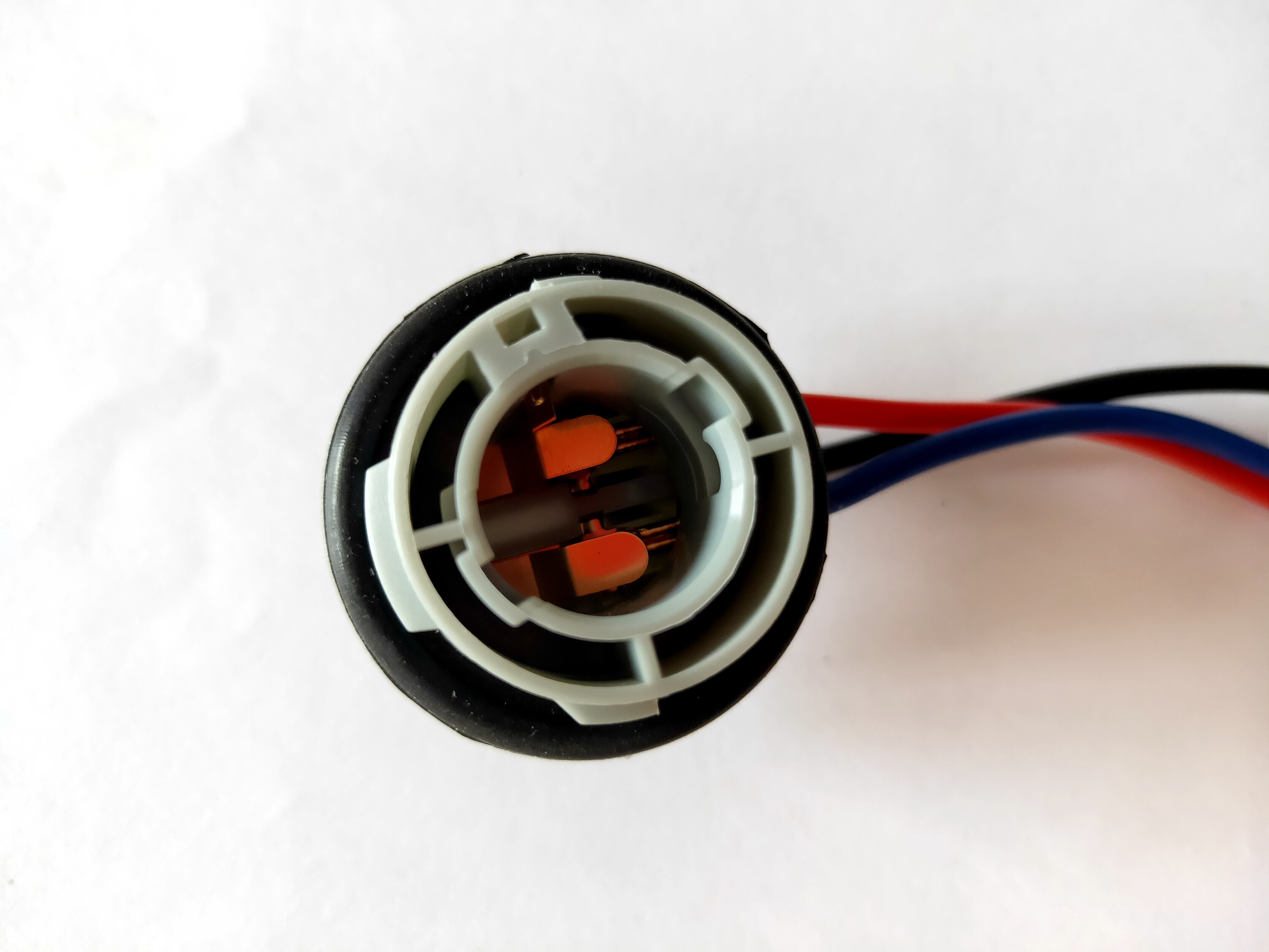 2 stk 1156 ba15s adapter bil auto led pære fatning stik forledning stik hun adapter holder til 1157 bay 15d bau 15s