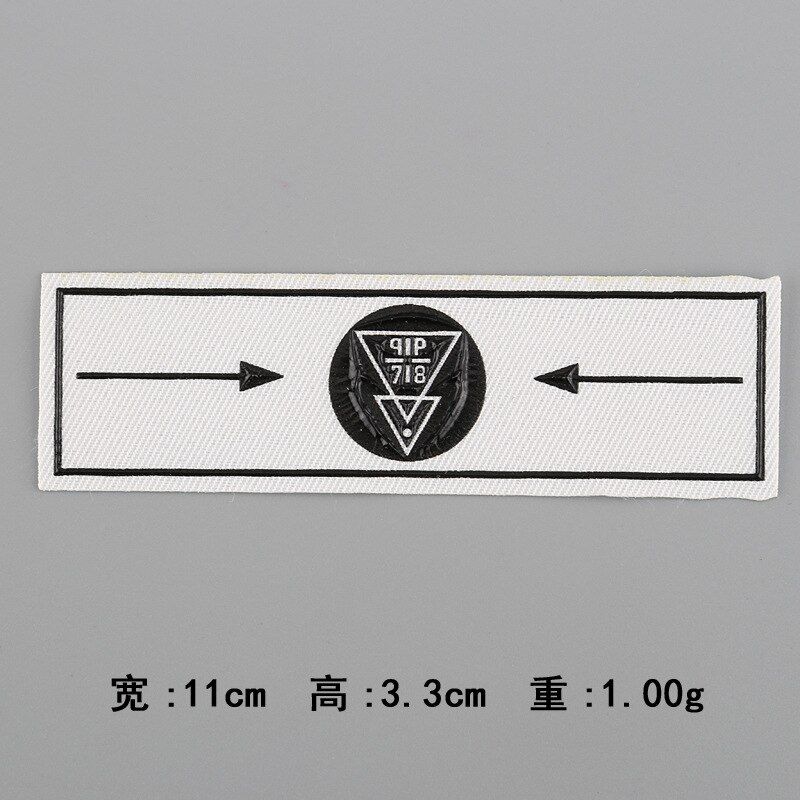 Parche de ropa accesorios decorativos coloridos insignia etiqueta letra sarga elementos Retro: d