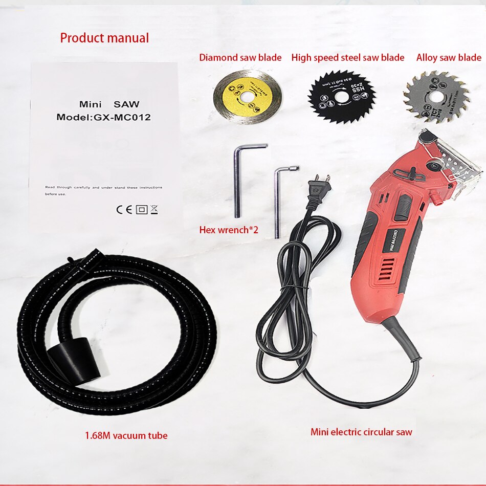 110V American plug/220V European plug Mini circular saw 400W wood metal tile cutter electric saw power tool