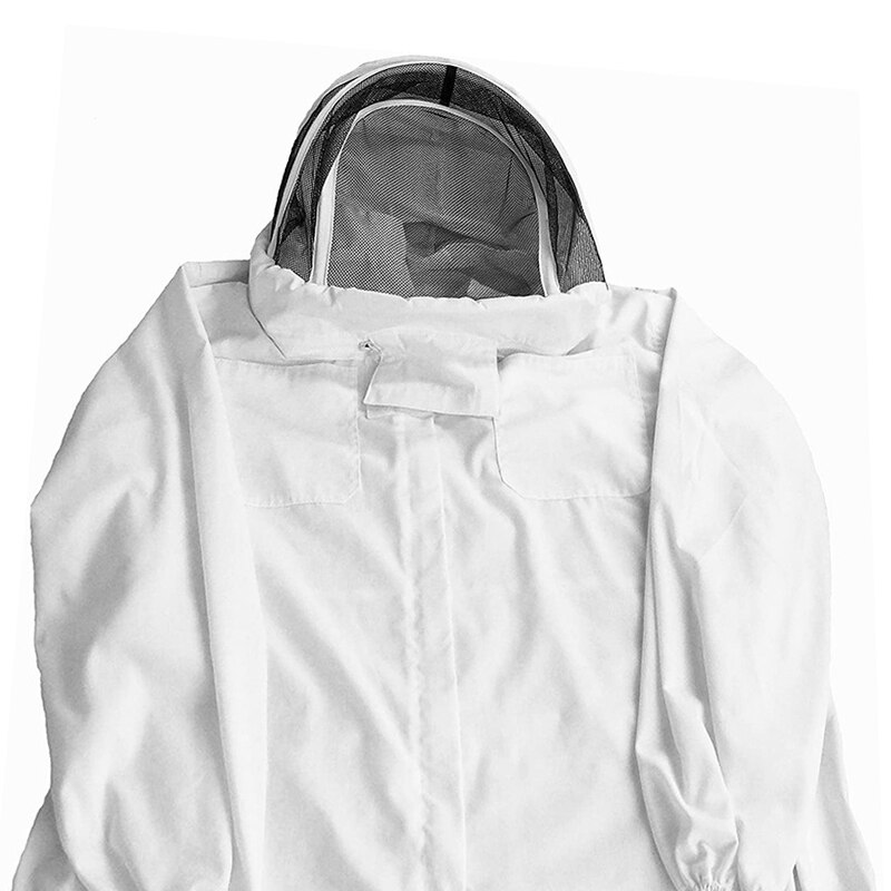Katoen Full Body Bijenteelt Kleding Sluier Hood Hat Anti-Bee Jas Speciale Beschermende Kleding Bijenteelt Bee Pak Apparatuur
