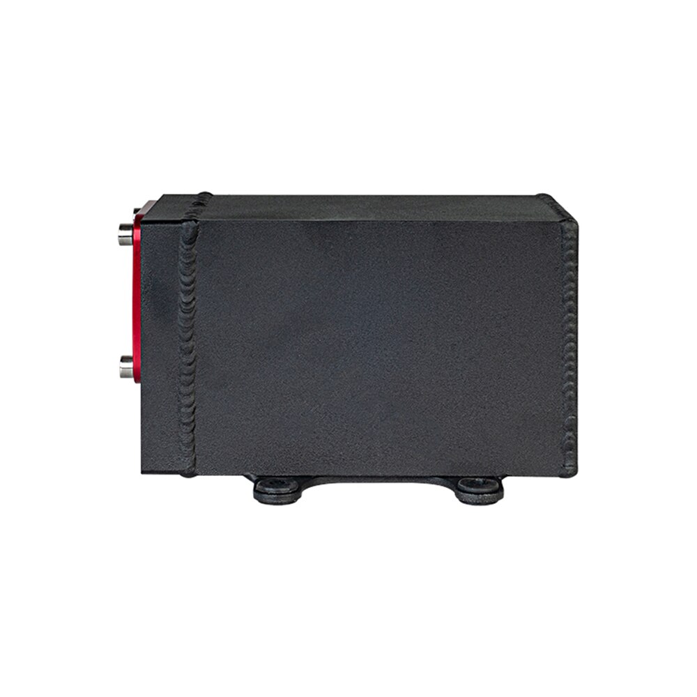 Universal 60mm External 044 fuel pump tank racing Black Billet Aluminium Oil catch Can Single Fuel Surge Tank