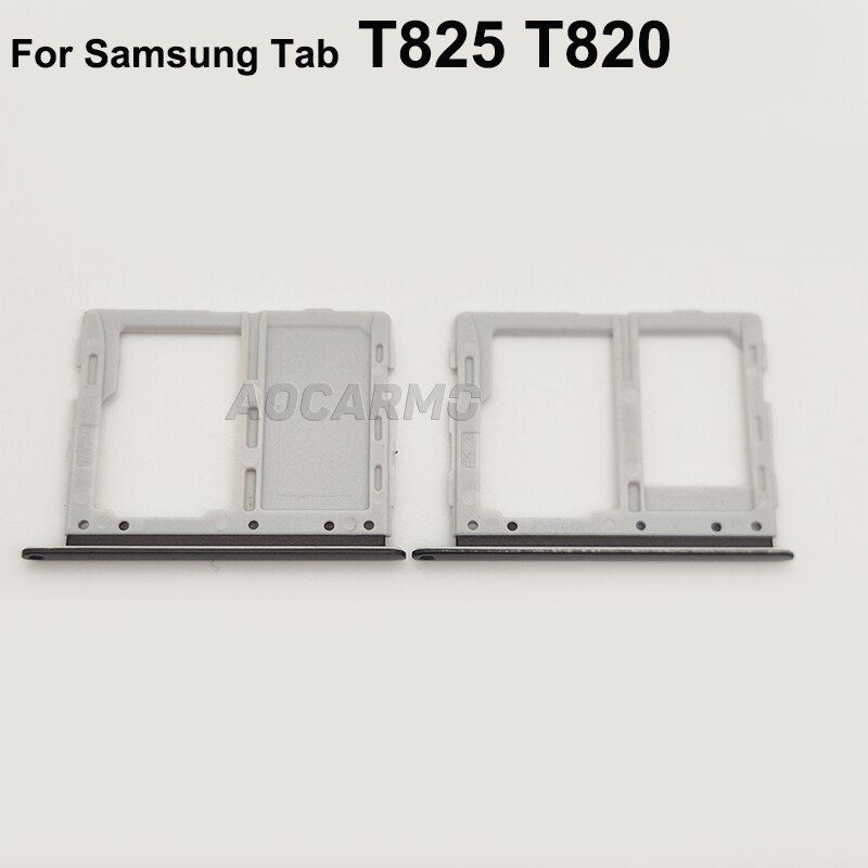 Aocarmosim Kaart Lade Microsd Sd Slot Holder Vervangende Onderdelen Voor Samsung Galaxy Tab T825 T820 S3 Lte SM-T819 4G