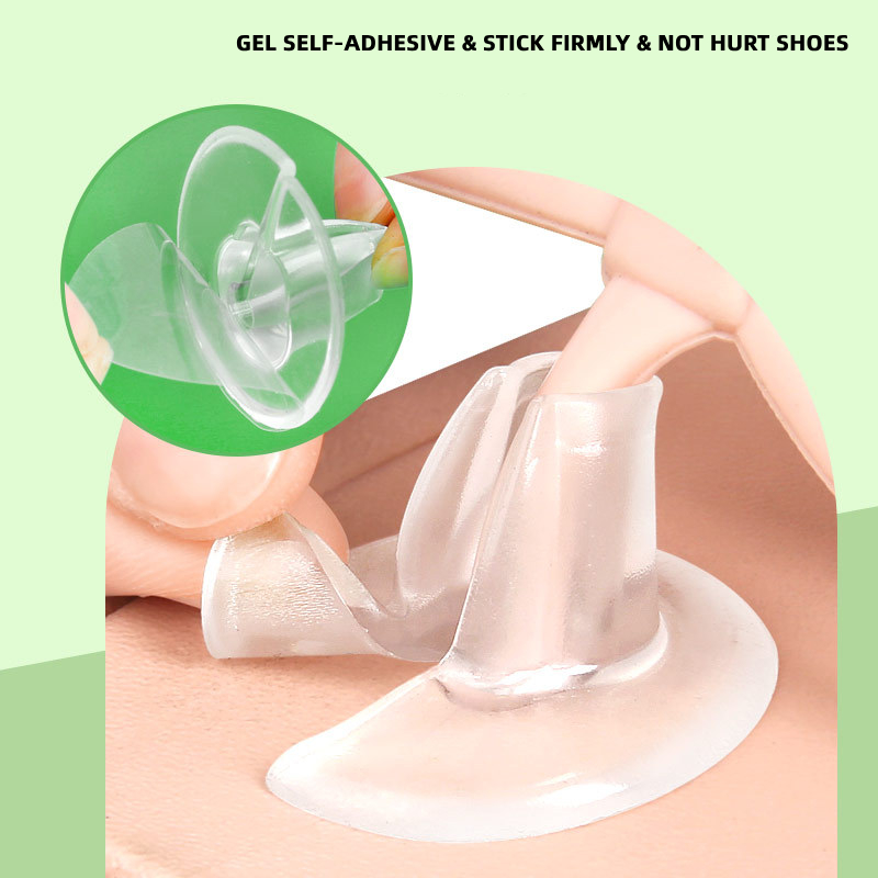 2 Stuks = 1 Paar Transparante Voorvoet Schoenpads Siliconen Flip Gel Kussens Pad Beschermers Anti-Slip Inlegzolen Kussen Voor Slippers