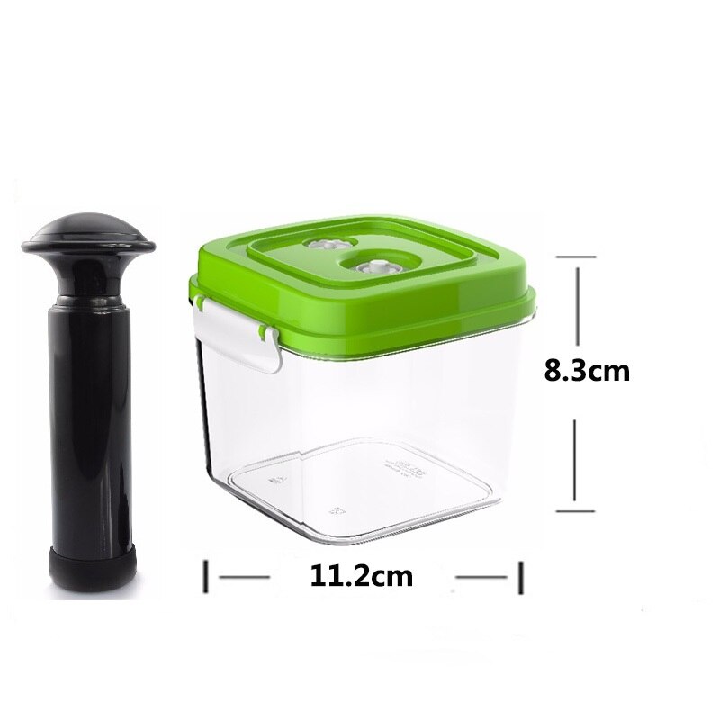 Selling the best cost-effective products vacuum plastic square food storage container Air tight fresh Canisters